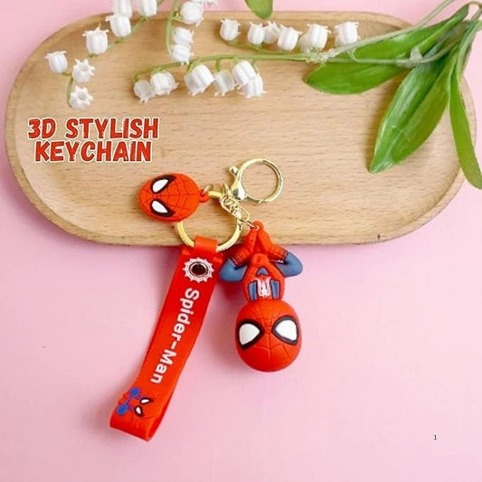 Spiderman Rubber Keyring